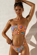 RETRO LULI - Tie Side Tube Top & Adjustable Sides Moderate Bottom • Multicolor