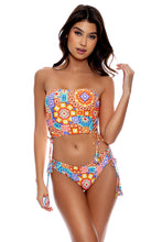 RETRO LULI - Tie Side Tube Top & Adjustable Sides Moderate Bottom • Multicolor