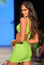 AMAZONIA - Underwire Tank Top & Mini Skirt • Wild Lime Runway