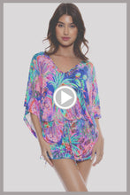 JUNGLE FEVER - Cabana V Neck Dress • Multicolor