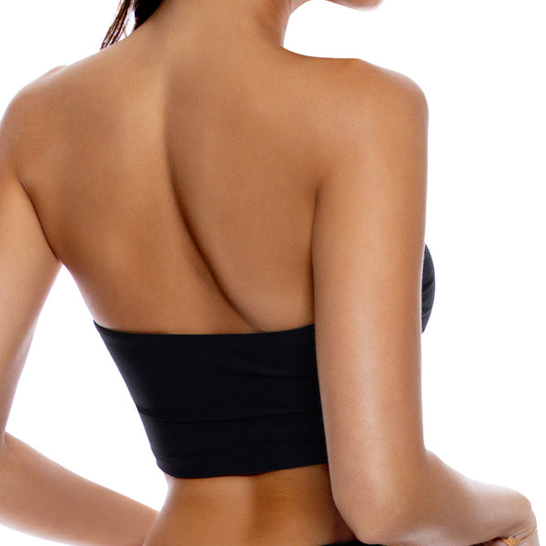 JETSET LULI - Double Loop Bandeau Crop Top