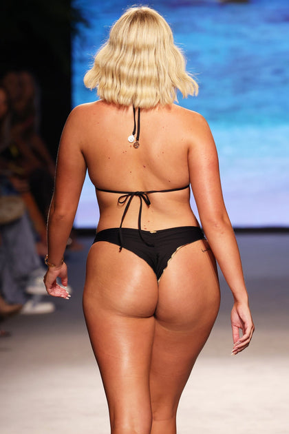 JETSET LULI - Ring Bandeau Monokini • Black Runway