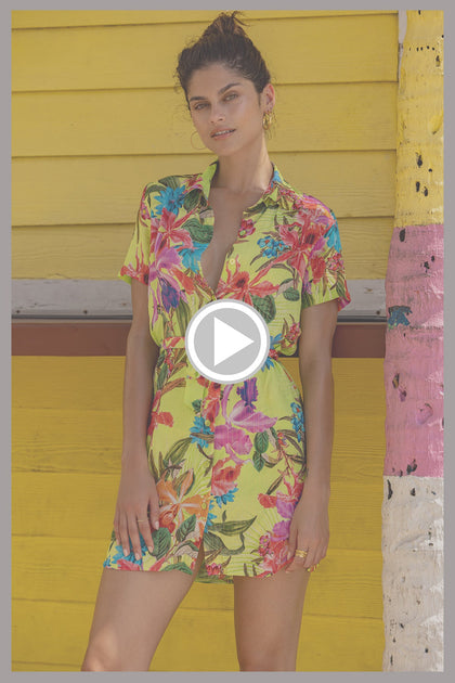 LULI TROPICS - Shirt Dress • Multicolor