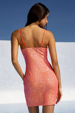 READY TO WEAR - Short Dress • Coral