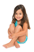 MIAMI NIGHTS - Triangle Top Skirt Bottom Bikini • Aruba Blue