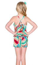 WILD HEART - Cross Back Romper • Multicolor