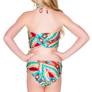 WILD HEART - Reversible Tankini Side Tab Bikini