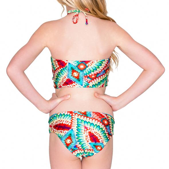 WILD HEART - Reversible Tankini Side Tab Bikini