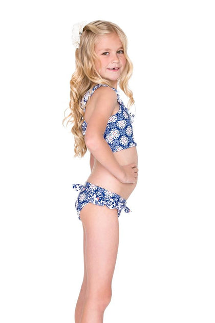 NAUGHTY GIRL - Ruffle Tankini Bikini • Multicolor