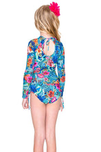 INKED BABE - Ink Mesh Rush Guard One Piece • Multicolor