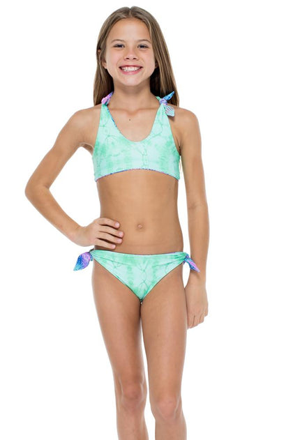 PALMARES - Reversible Knot Halter Bikini • Multicolor