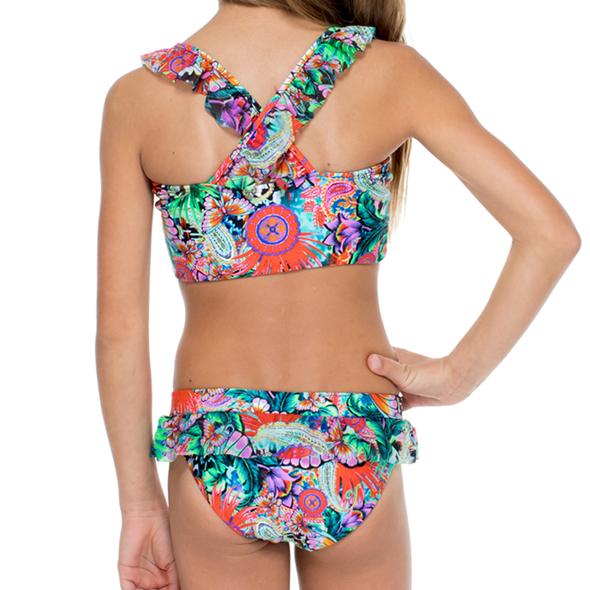 VIVA CUBA - Ruffle Tankini Bikini