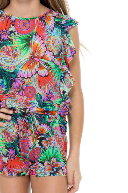 VIVA CUBA - Ruffle Romper • Multicolor