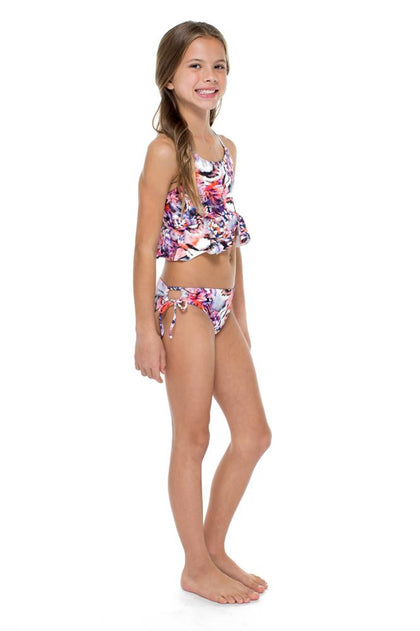 CIENFUEGOS - Ruffle Tankini Bikini • Multicolor