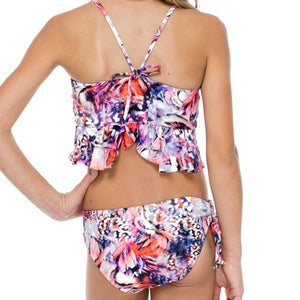CIENFUEGOS - Ruffle Tankini Bikini