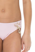 LA CORREDERA - Eyelets Lace Up High Neck Top Bikini • Niña