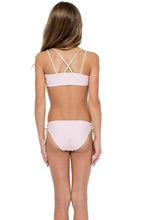 LA CORREDERA - Eyelets Lace Up Triangle Bikini • Niña